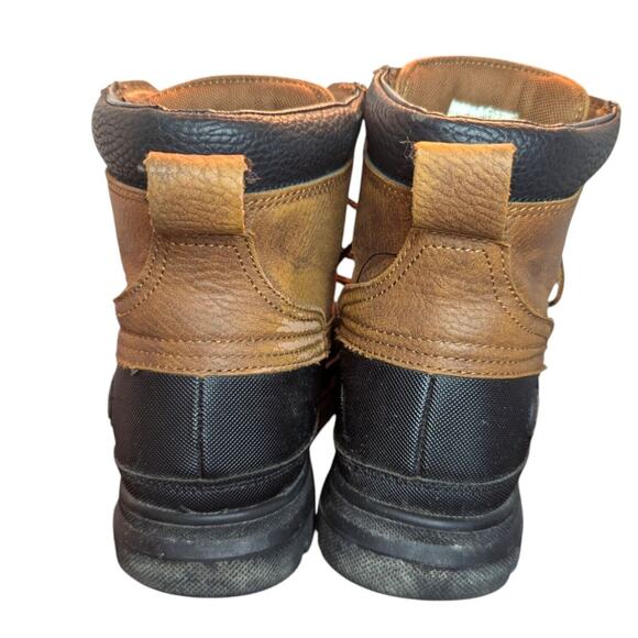 G.H. Bass Duck Boots Black/Brown Men's Size 9 - Picture 6 of 9